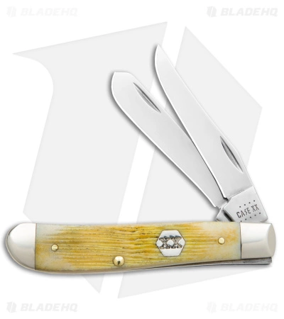 Case Mini Trapper Knife Burnt Cream Bone Barnboard Jigged (2.7" Polish) 36725 Case Mini Trapper Knife Burnt Cream Bone Barnboard Jigged (2.7" Polish) 36725 -Bladehq Knives Sales Case Mini Trapper Burnt Cream Bone Barnboard Jigged SS BHQ 138448 jr