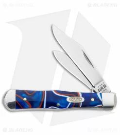 Case Cutlery Case Small Swell Center Jack Knife 3" Patriotic Kirinite (10225 1/2 SS) 11220