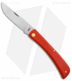 Case Knives Case Sod Buster Knife 3.6" Red Synthetic American Workman (4138 CS)