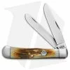 Case Knives Case Trapper Knife Burnt Cream Bone Barnboard Jig (3.25" Polish) 36720