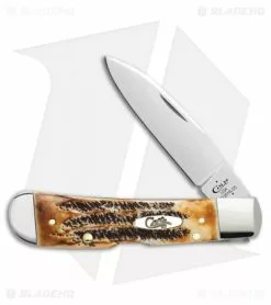 Case Cutlery Case Tribal Lock Knife 4.125" 6.5 Bonestag Jigged Bone (TB6.512010L SS) 65312