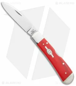 Case Cutlery Case Tribal Lock Knife Smooth Red G-10 (TB1012010L SS) 45405