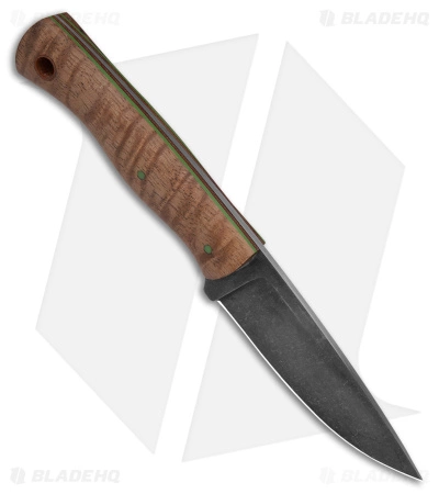 Cypress Creek Knives Belt Fixed Blade Knife Curly Mango Wood (3.75" Acid SW) Cypress Creek Knives Belt Fixed Blade Knife Curly Mango Wood (3.75" Acid SW) -Bladehq Knives Sales Cypress Creek Knives Belt Knife FB Curly Mango 3in Acid SW BHQ 174444 td spine