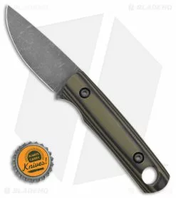 Cypress Creek Knives Copperhead Fixed Blade Knife Black/Olive G-10 (2.9" SW) -Bladehq Knives Sales Cypress Creek Knives Copperhead FB Olive UltreX Sure Touch 2in SW BHQ 174448 td size