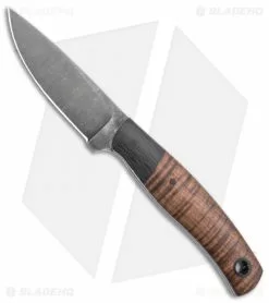 Cypress Creek Knives Fife Fixed Blade Knife Blackwood (3.6" Acid Wash)