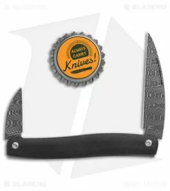 D Rocket Designs Serpentine Slip Joint Pocket Knife Zirconium (2.25" Damascus) -Bladehq Knives Sales D Rocket Design Serpentine SJ Damascus Zirconium BHQ 143559 jr bottlecap