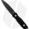 EOS Mini Thresher Fixed Blade Knife Blackout (3.6" Black) W/ Custom Sheath