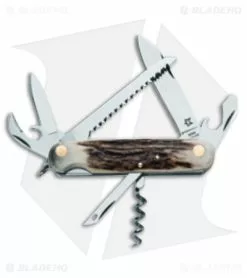 Fox Knives Venator 7-in-1 Multi-Purpose Knife Deer Horn (2.8" Polish) 226/7SCE