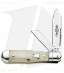 Great Eastern Cutlery GEC #06 Northfield UN-X-LD Pemberton Pocket Knife 2.75" White Smooth Bone 062219