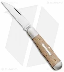 Great Eastern Cutlery GEC #06 Tidioute Cutlery Pemberton Pocket Knife 2.75" Muslin Micarta 060119