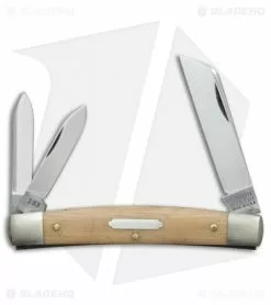 Great Eastern Cutlery GEC #13 Tidioute Cutlery Congress Whittler Pocket Knife 3.6" Muslin Micarta