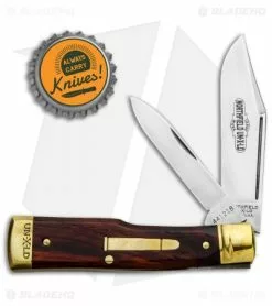 Great Eastern Cutlery GEC #44 Northfield UN-X-LD Gunstock Buffalo Jack Pocket Knife 3.3" Cocobolo Wood -Bladehq Knives Sales GEC 44 Northfield UN X LD Gunstock Buffalo Jack Pocket Cocobolo Wood 441218 BHQ 87829 jr bottlecap