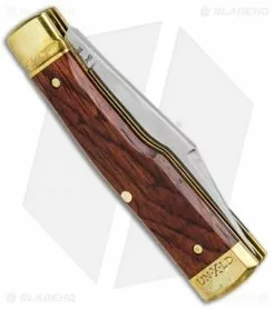 Great Eastern Cutlery GEC #44 Northfield UN-X-LD Gunstock Buffalo Jack Pocket Knife 3.3" Cocobolo Wood -Bladehq Knives Sales GEC 44 Northfield UN X LD Gunstock Buffalo Jack Pocket Cocobolo Wood 441218 BHQ 87829 jr side