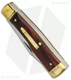 Great Eastern Cutlery GEC #44 Northfield UN-X-LD Gunstock Buffalo Jack Pocket Knife 3.3" Cocobolo Wood -Bladehq Knives Sales GEC 44 Northfield UN X LD Gunstock Buffalo Jack Pocket Cocobolo Wood 441218 BHQ 87829 jr spine