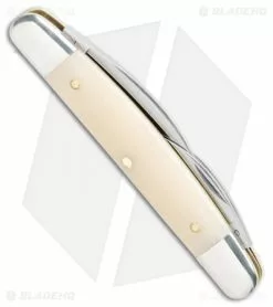 Great Eastern Cutlery GEC #62 Tidioute Cutlery Pocket Carver Smooth White Bone -Bladehq Knives Sales GEC 62 Tidioute Cutlery Pocket Carver Smooth White Bone BHQ 109187 jr side