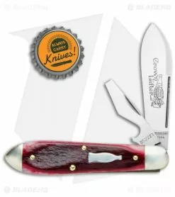Great Eastern Cutlery GEC #85 Tidioute Crown Lifter Cherry Natural Smooth Bone (2.75") 852221CL -Bladehq Knives Sales GEC 85 Tidioute Crown Lifter Cherry Natural Smooth Bone BHQ 123249 jr bottlecap