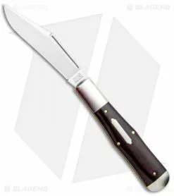 Great Eastern Cutlery GEC #97 Tidioute Cutlery Pocket Knife 4.6" Maroon Micarta