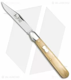 Great Eastern Cutlery GEC Ben Hogan 1865 Smooth White Bone Pocket Knife (3.5" Polish) 651122