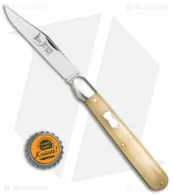Great Eastern Cutlery GEC Ben Hogan 1865 Smooth White Bone Pocket Knife (3.5" Polish) 651122 -Bladehq Knives Sales GEC Ben Hogan 1865 Smooth White Bone Pocket Knife 3in Polish BHQ 151775 td size