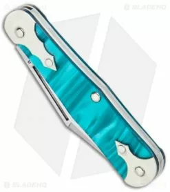 Great Eastern Cutlery GEC # 06 Northfield UN-X-LD Templar Pocket Knife 2.75" Caribbean Acrylic -Bladehq Knives Sales GEC Northfield UN X LD Templar Caribbean Acrylic 061119 BHQ 95297 jr spine