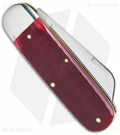 Great Eastern Cutlery GEC Northfield UN-X-LD Toe Nail Clipper Knife Blood Red Jigged Bone (3" Satin) -Bladehq Knives Sales GEC Northfield UN X LD Toe Nail Clipper Blood Red Jigged Bone Satin BHQ 142362 jr side