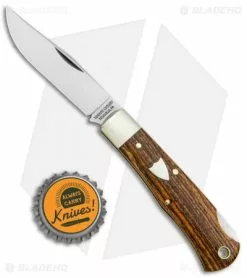 GEC Tidioute Cutlery #83 Tascosa Lockback Knife - Mexican Bocote -Bladehq Knives Sales GEC Tidioute Cutlery 1095 Carbon Steel Mexican Bocote 831121LB BHQ 131475 jr bottlecap