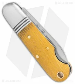 Great Eastern Cutlery GEC Tidioute Cutlery #25 Beerlow Pocket Knife Red Osage Orange (2.1" Satin) -Bladehq Knives Sales GEC Tidioute Cutlery 25 Beerlow Pocket Knife Red Osage Orange Satin BHQ 181174 kc side 2