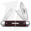 Great Eastern Cutlery GEC Tidioute Cutlery #35 American Ranch Knife Ox Blood Jigged Bone (2.65" Satin)