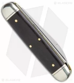 Great Eastern Cutlery GEC Tidioute Cutlery Beer & Sausage 3.75" Pocket Knife Gabon Ebony -Bladehq Knives Sales GEC Tidioute Cutlery Beer and Sausage Gabon Ebony BHQ 116591 jr side