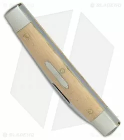 Great Eastern Cutlery GEC #13 Tidioute Cutlery Clerk Pocket Knife 3.6" Muslin Micarta 130217 -Bladehq Knives Sales GEC Tidioute Cutlery Clerk muslin micarta BHQ 76212 er spine