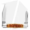 Great Eastern Cutlery GEC Tidioute Cutlery Conductor 3.25" Pocket Knife Antique Autumn Jigged Bone