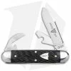 Great Eastern Cutlery GEC Tidioute Cutlery Johnny On The Spot Pocket Knife Black Texdel (2.65" Satin)