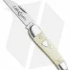 Great Eastern Cutlery GEC Tidioute Cutlery Little Rattler Traditional Pocket Knife Smooth White Bone
