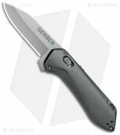 Gerber Highbrow Compact A/O Spring Assisted Knife Gray (2.8" Stonewash)