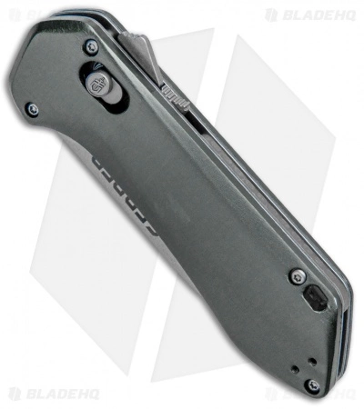 Gerber Highbrow Compact A/O Spring Assisted Knife Gray (2.8" Stonewash) Gerber Highbrow Compact A/O Spring Assisted Knife Gray (2.8" Stonewash) -Bladehq Knives Sales Gerber Highbrow Compact A O SA Gray SW 30 001518N BHQ 94148 jr spine