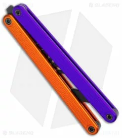 Glidr Arctic Series Butterfly Trainer Knife Jupiter (4.25" Black) -Bladehq Knives Sales Glidr Arctic Series Butterfly Trainer Jupiter Black BHQ 124865 jr side