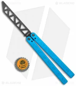 Glidr Original 4 Carbon Series Butterfly Trainer Sky Blue (4.25" Black) -Bladehq Knives Sales Glidr Original 4 Carbon Series Butterfly Trainer Sky Blue Black BHQ 115200 jr bottlecap
