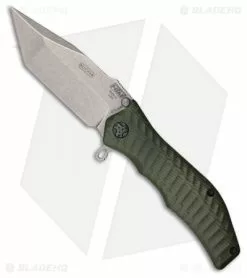 HTM Knives HTM Darrel Ralph Gun Hammer Tanto Spring Assisted Knife OD Green (3.5" SW)