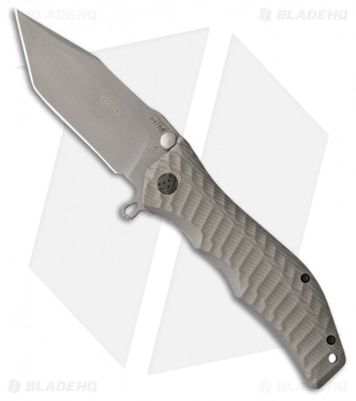 HTM Darrel Ralph Large Gun Hammer Tanto Spring Assisted Knife Gray (3.8" SW) HTM Knives HTM Darrel Ralph Large Gun Hammer Tanto Spring Assisted Knife Gray (3.8" SW) -Bladehq Knives Sales HTM Darrel Ralph Large Gun Hammer Tanto Gray SW BHQ 54767 er