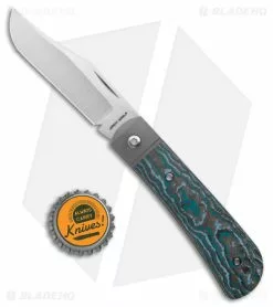 Jack Wolf Knives Benny's Clip Slip Joint Fat Carbon Arctic Storm (3" Satin) -Bladehq Knives Sales Jack Wolf Knives Bennys Clip SJ Fat Carbon Arctic Storm Satin BHQ 141971 jr bottlecap