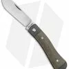 Jack Wolf Knives K9 Jack Slip Joint Pocket Knife OD Green Micarta (2.9" Satin)