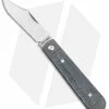 Jack Wolf Knives Little Bro Jack Slip Joint Knife Black Micarta (2.7" Satin)