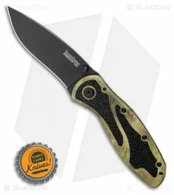 Kershaw Blur Assisted Opening Knife Camo (3.375" Black) 1670CAMO -Bladehq Knives Sales Kershaw Blur Assisted Opening Knife Camo 3.375 Black1670CAMO BHQ 37587 LS Bottlecap