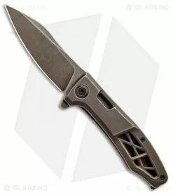 Kershaw Boilermaker Assisted Opening Frame Lock Knife Brown (3.3" Brown) 3475