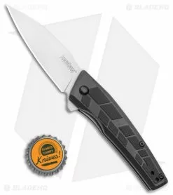 Kershaw Rhetoric Assisted Opening Knife Black GFN (3" Bead Blast) -Bladehq Knives Sales Kershaw Rhetoric A O 1342X BHQ 112279 LS Bottlecap