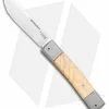 LionSteel BestMan 2 Drop Point Traditional Slip Joint Knife Olive Wood