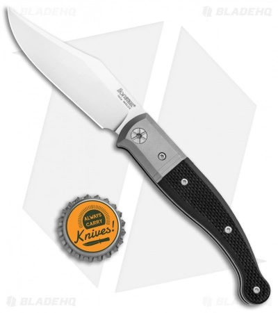 LionSteel Gitano Traditional Slip Joint Knife Black G-10/Ti (3.25" Satin) LionSteel Gitano Traditional Slip Joint Knife Black G-10/Ti (3.25" Satin) -Bladehq Knives Sales LionSteel Gitano Traditional SJ Black G 10 Ti Satin GT01 GBK BHQ 101981 jr bottlecap