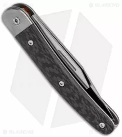 LionSteel Jack Slip Joint Knife Two Function Carbon Fiber (3" Satin M390) -Bladehq Knives Sales LionSteel Jack Screwdriver SJ Ti Liner CF BHQ 125730 jr side