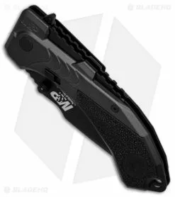 M&P M2.0 Clip Point Spring Assisted Knife Black (3.6" Black)1084316 -Bladehq Knives Sales M P M2 Clip Point Black Black BHQ 80732 er spine