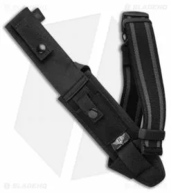 Maserin Myrmillo Tanto Fixed Blade Bayonet Knife (6.8" Black) 961B -Bladehq Knives Sales Maserin Myrmillo Tanto Fixed Blade Bayonet Knife Black 961B BHQ 98604 kp sheath